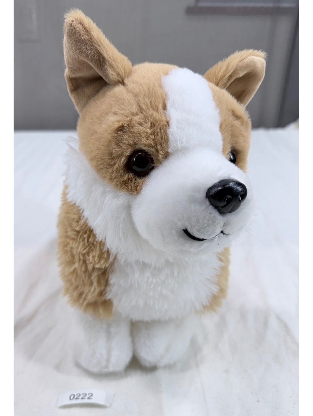 Cute Plush Corgi Dog Stuffed Animal Toy - Soft Brown and White